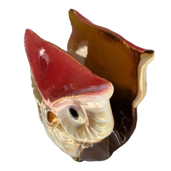 Owl Kitchen Dinning Functional Decor Artisan Glazed Hand Painted Ceramic 4 Piece - Picture 10 of 16